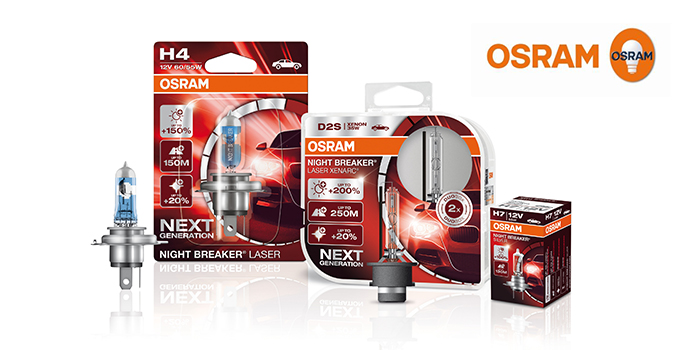Osram Night Breaker ® Laser Next Generation h8 socle 150% plus vue Duobox